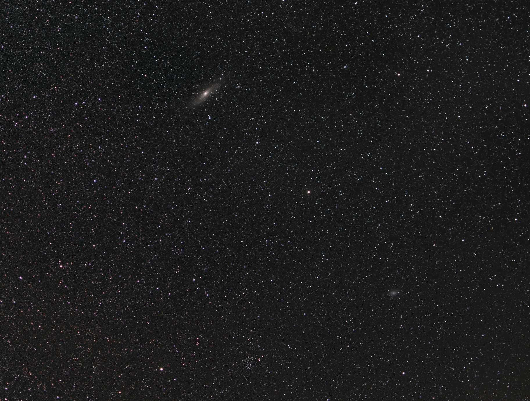 Very widefield view, including Andromeda (m31)